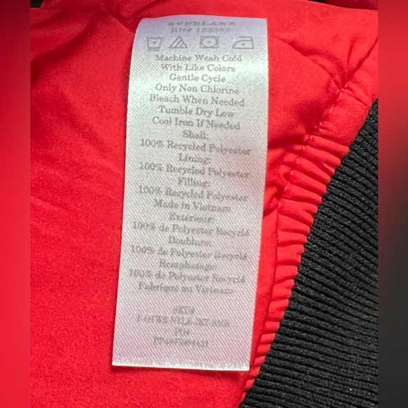 ❌SOLD❌ Everlane The ReNew Heavyweight Bomber Red Large NEW - Picture 10 of 12